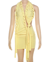 Robe courte dos nu Aaliyah